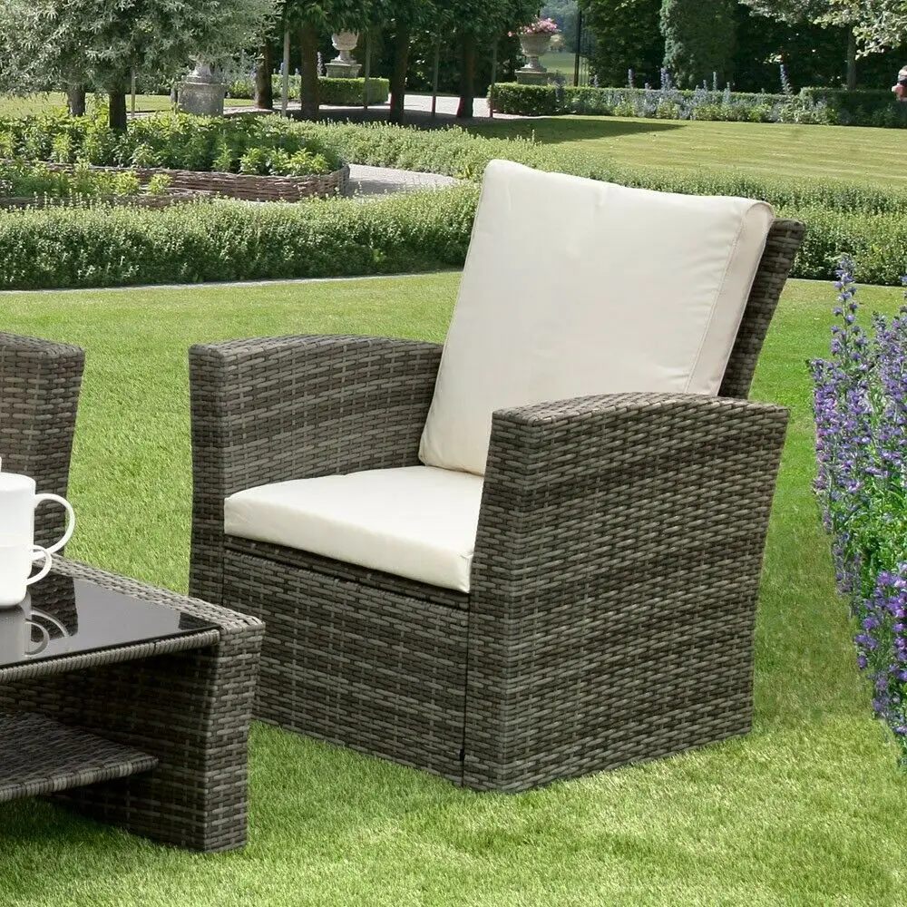 Outdoor PE Rattan Sofa Set Patio Wicker Garden Furniture Outdoor Furniture Garden Sets Plastic Resin Chair