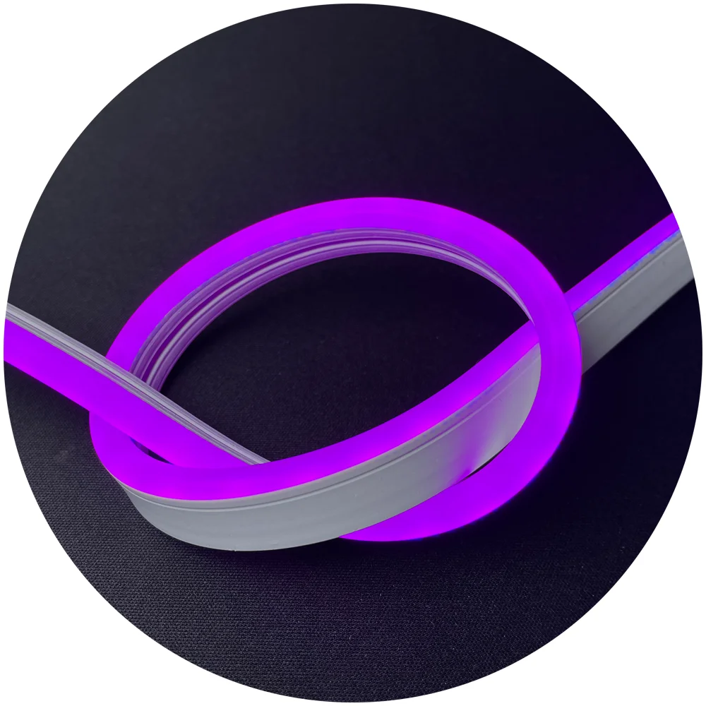 15 single color DC12V waterproof IP67 6x12mm 1cm 2.5cm cuttable pure silicone car led neon rope lights for led neon sign