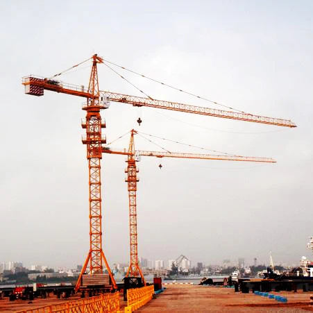 China 45m 8t Vac and PLC tower crane