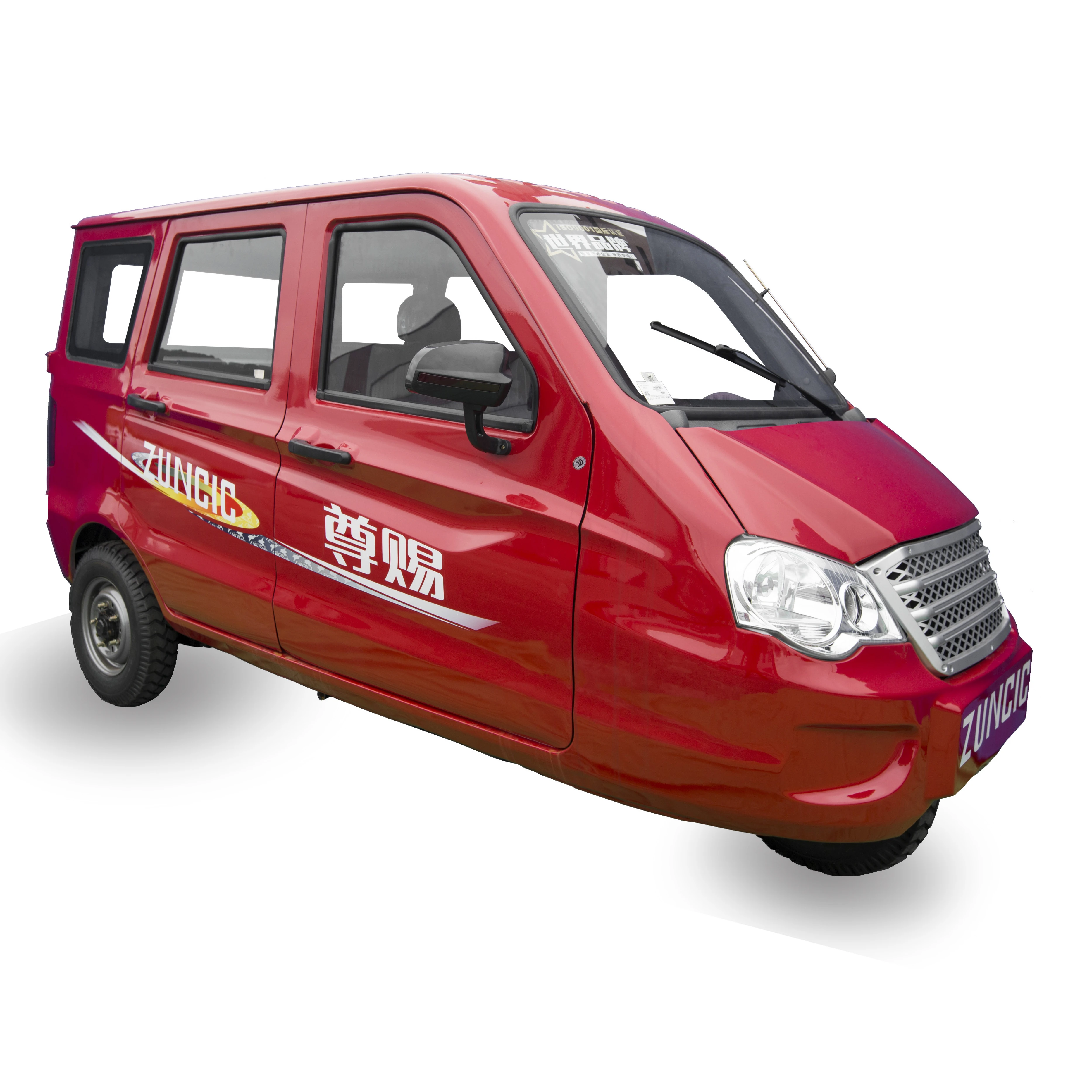 gasoline tricycle high quality passenger tricycle with cabinTuktuk Bajaj