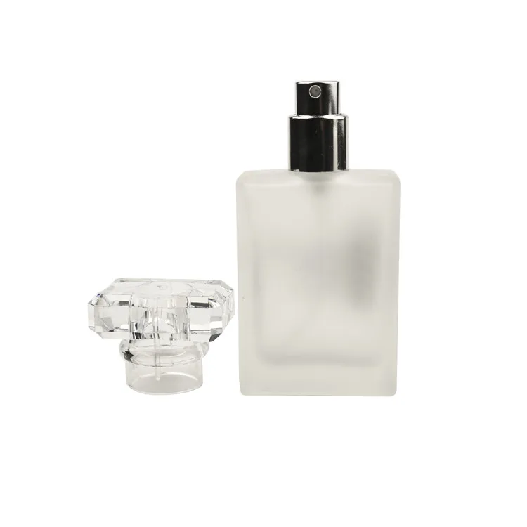 wholesale 30ml 50ml 100ml normal square perfume glass bottle for  Customised Perfume Bottle 1oz Spray Perfume container