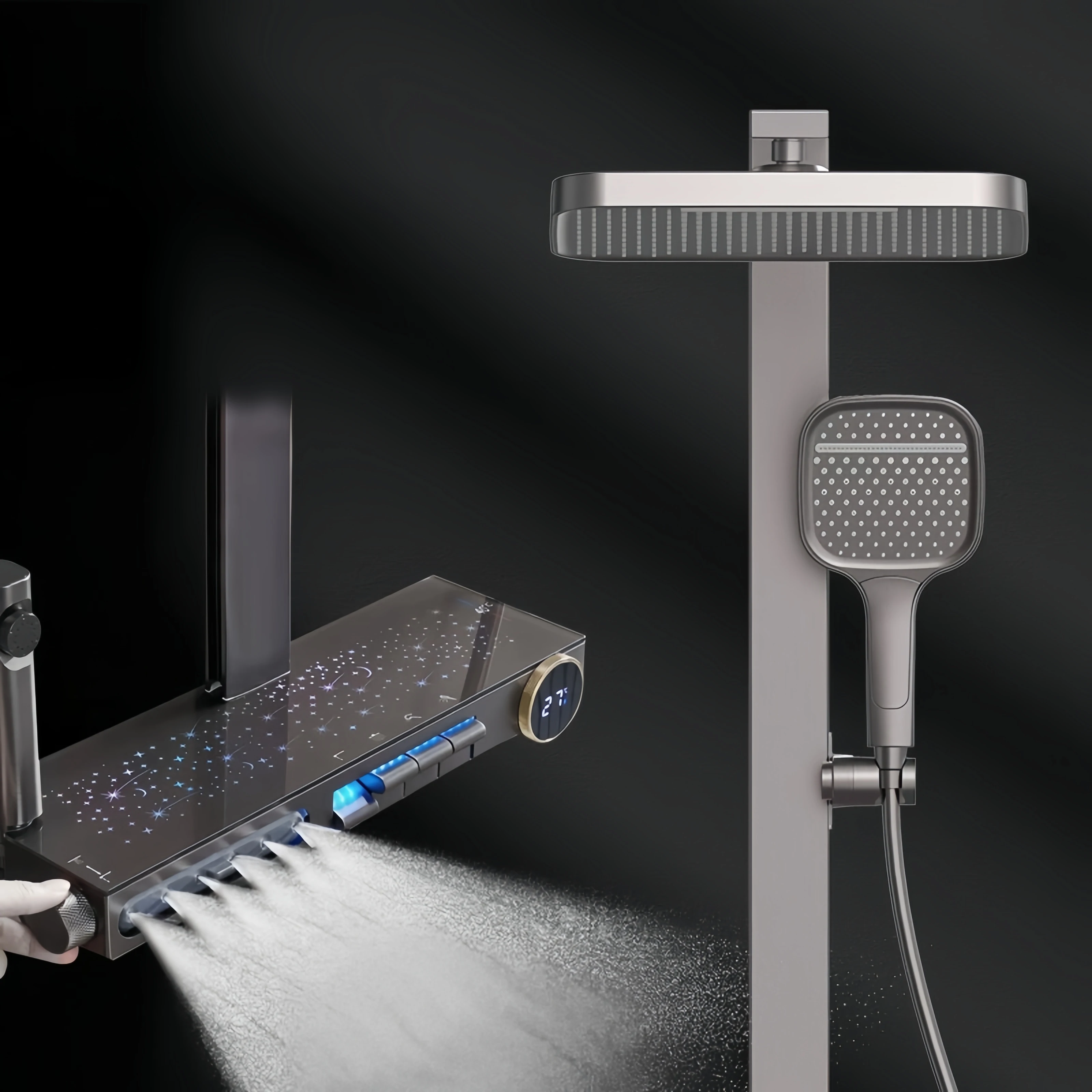 2024 Modern Style Starlight Design New Shower 1201QH Bath & Faucets for Bathroom