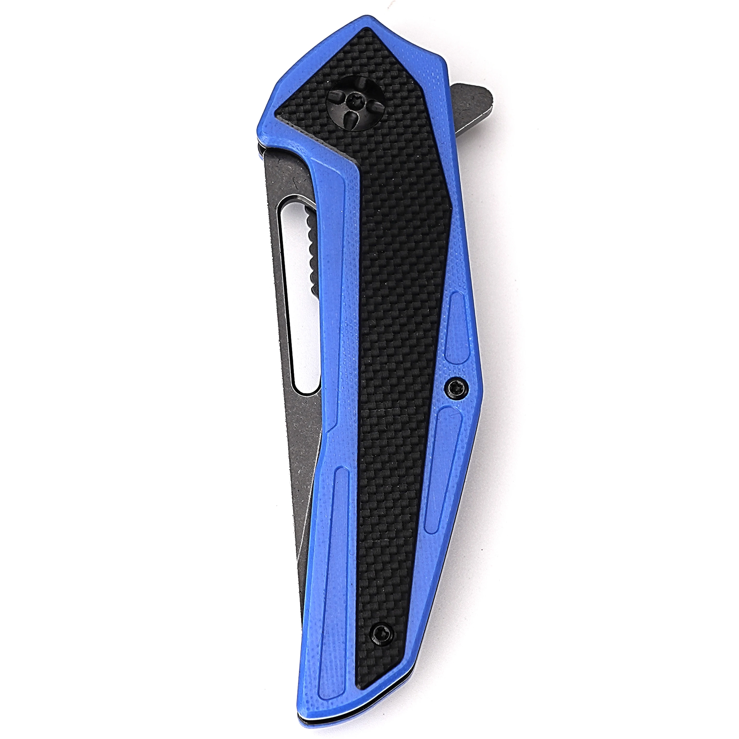 New Style D2 Steel Folding Pocket Knife Black G10 Handle Portable Edc Self Defense Survival Camping Outdoor Knife