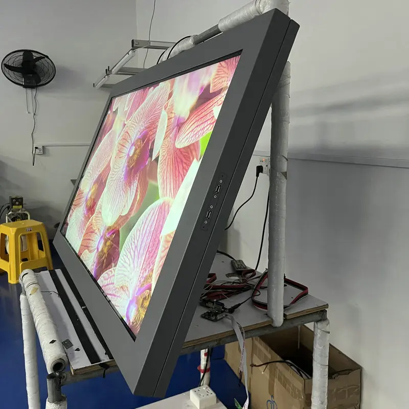 Ультратонкий 49 дюймов 1080P TFT ЖК-дисплей горизонтальный вертикальный экран наружный IP55 рекламный дисплей 3000NIT Digital Signage и дисплей