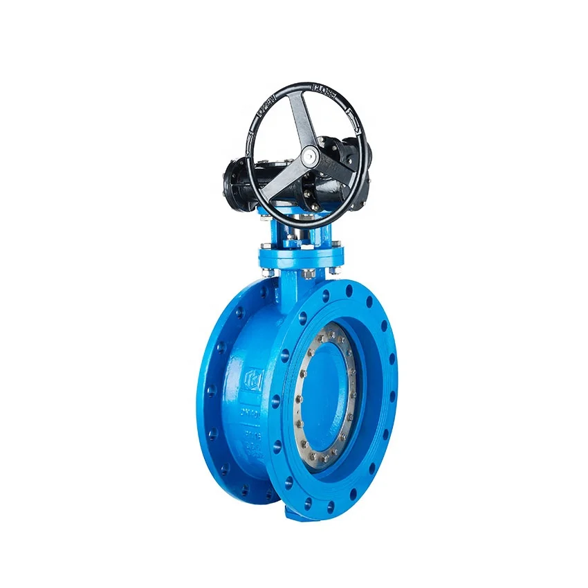 Taike China factory manufactures cheap GB stainless steel flanged triple eccentric butterfly valves