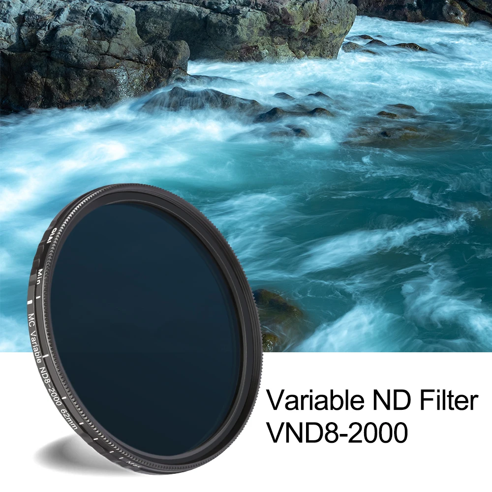  ND8-2000 нано-покрытие 52 мм 55 58 62 67 77 82 сменный nd-фильтр фильтр для