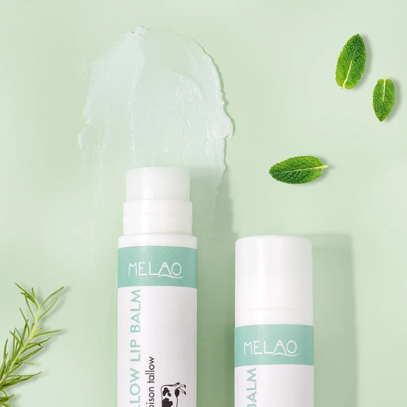 Private Label OEM ODM Beef Tallow Lip Care Tallow Lip Balm Hydrating Moisturizing Grass Fed Lip Care Tallow Balm