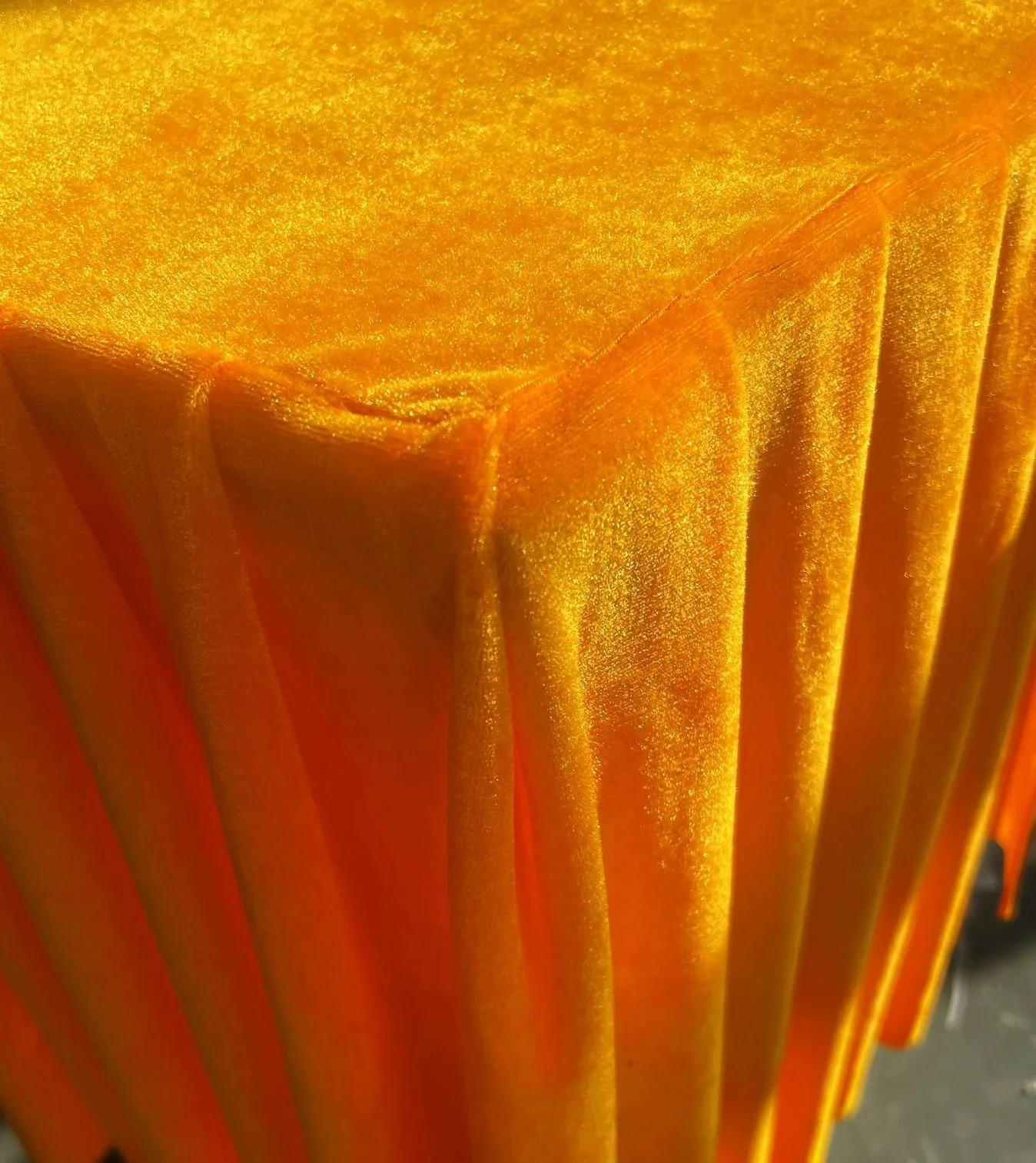 Funeral Table cloth made by velvet fabric and satin fabric religious tablecloth