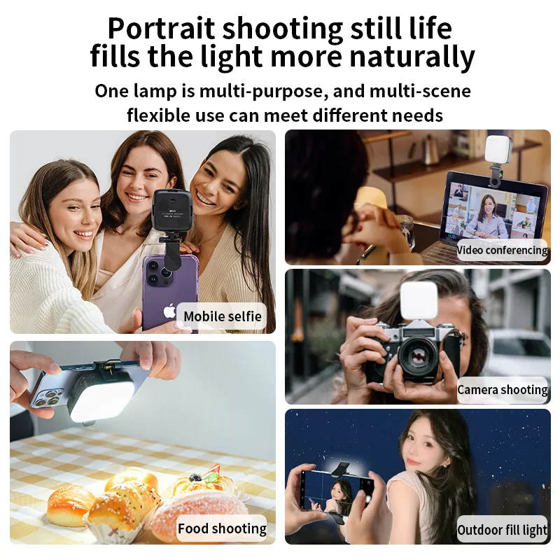 Portable Rechargeable USB LED Selfie Light 36 LED Universal Mini photo Fill Light environment lamp for smartphone photography