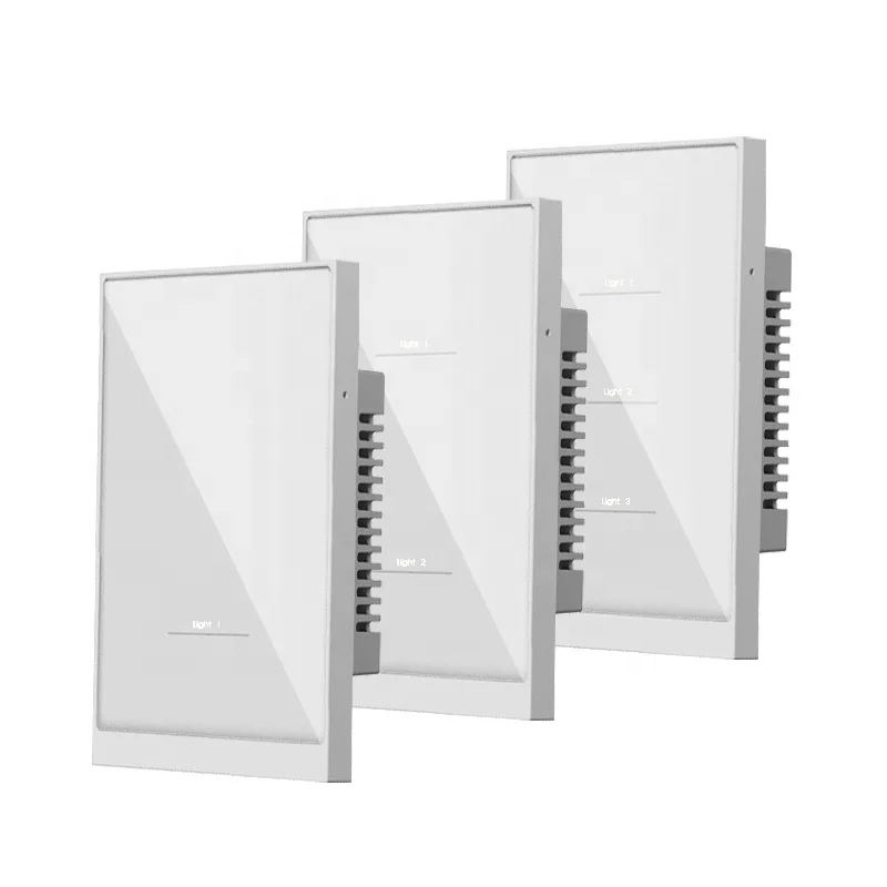 smart switch wifi 123gang AC100-240V smart life APP remote Voice control touch light switch