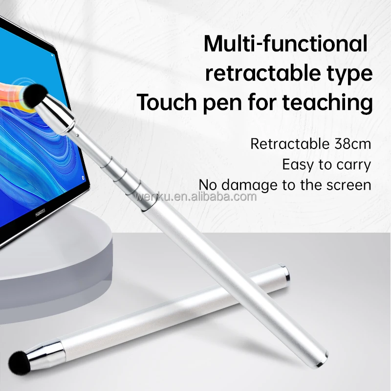 Scalable Teaching stick for Teaching screen, big pencils for kids ,touch screen machine meeting capacitive pen for tablet