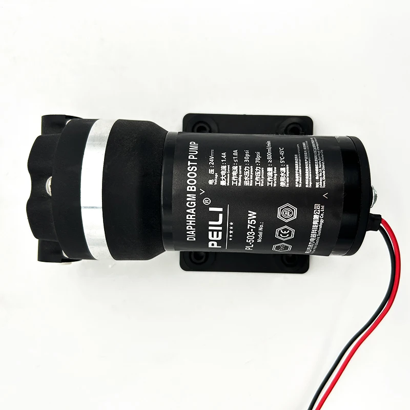 Хорошее качество 24 В Небольшой Поток бустерный насос с опорой Oem Odm PL-503-75GPD