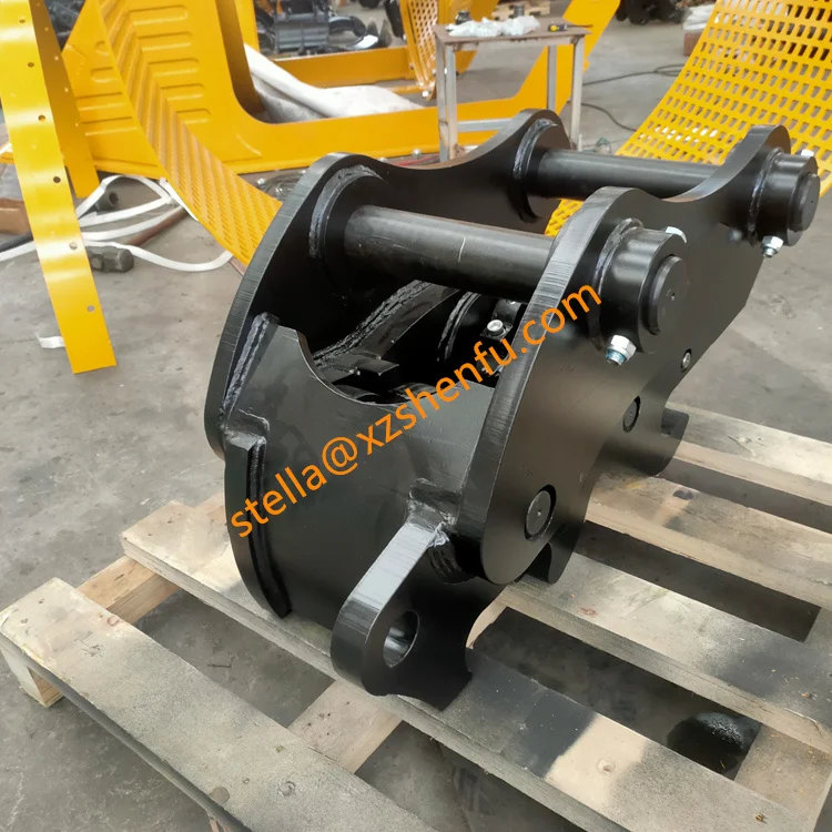 Excavator Hydraulic Twin Locks Quick Hitch Coupler for Hydraulic Breaker Compactor Ripper Grapple