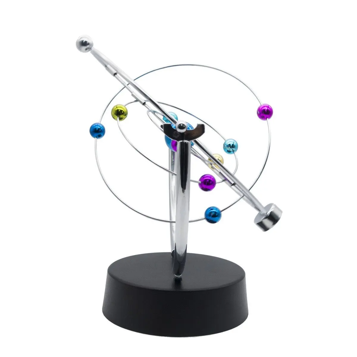 Magnetic Carving Kinetic Energy Galaxy Orbit Ornament Kinetic Energy Orbit Rotation Gadget Newton Dynamic Mobile Art Decoration