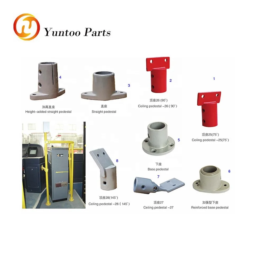 city bus handrail super short handrail bracket(blind)