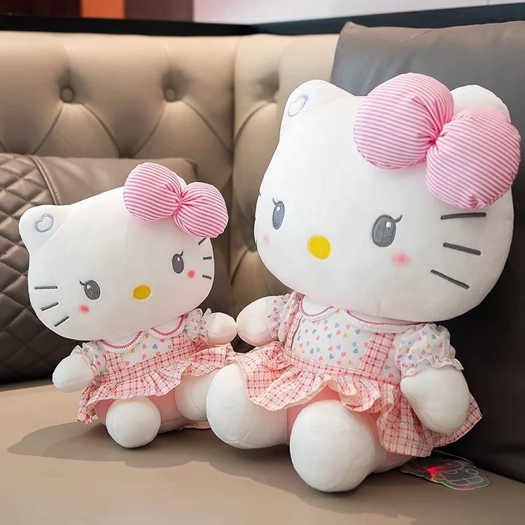 Hello Kt мягкая игрушка кошка куклы аниме фигурка игрушки животные Plushie производитель плюшевые