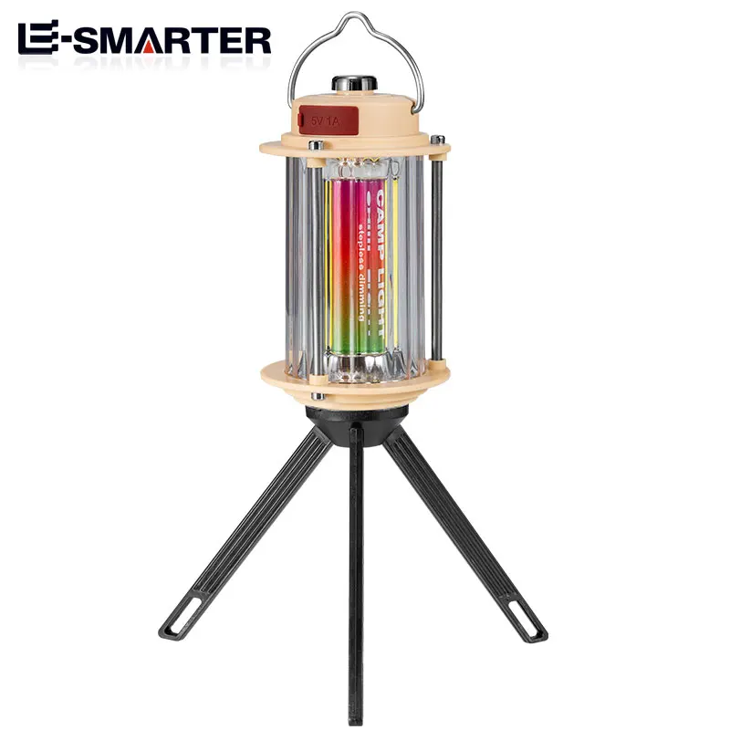 Factory Solar Lantern Portable Lighting Outdoor Foldable Solar Emergency Charging Led Lantern Light Camping Lamp