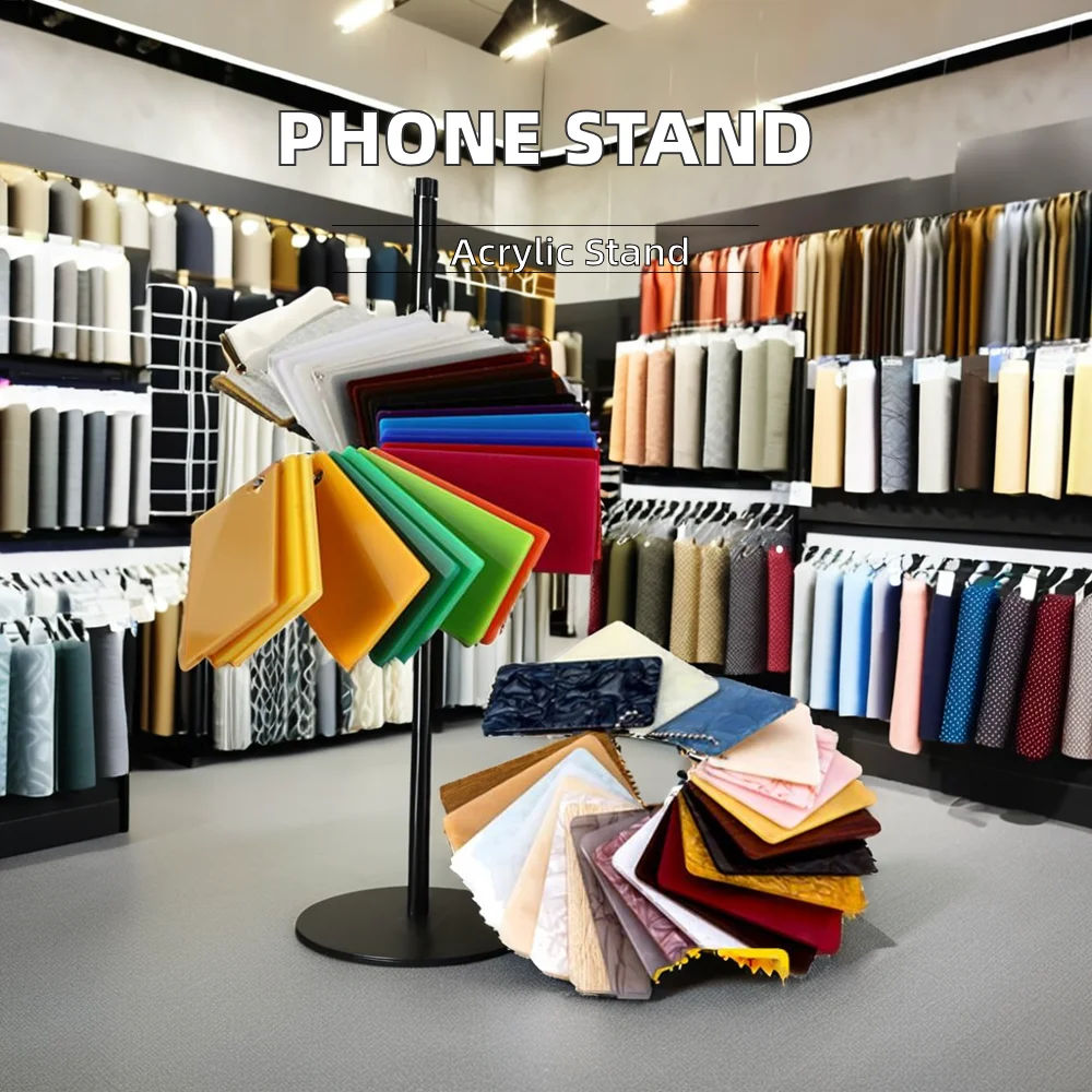 Factory Custom Clear PMMA Plexiglass Stand for Handphone Smartphone Clear Acrylic Cell Phone Holder Display Rack