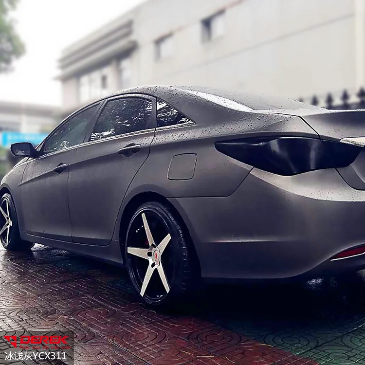 Дерек 14 цветов атласная матовая хромированная Автомобильная обмотка