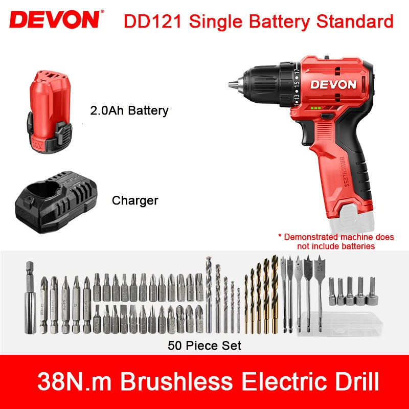 12V Lithium Battery Drill China Wireless Power Tools Electric Cordless Drill Machine