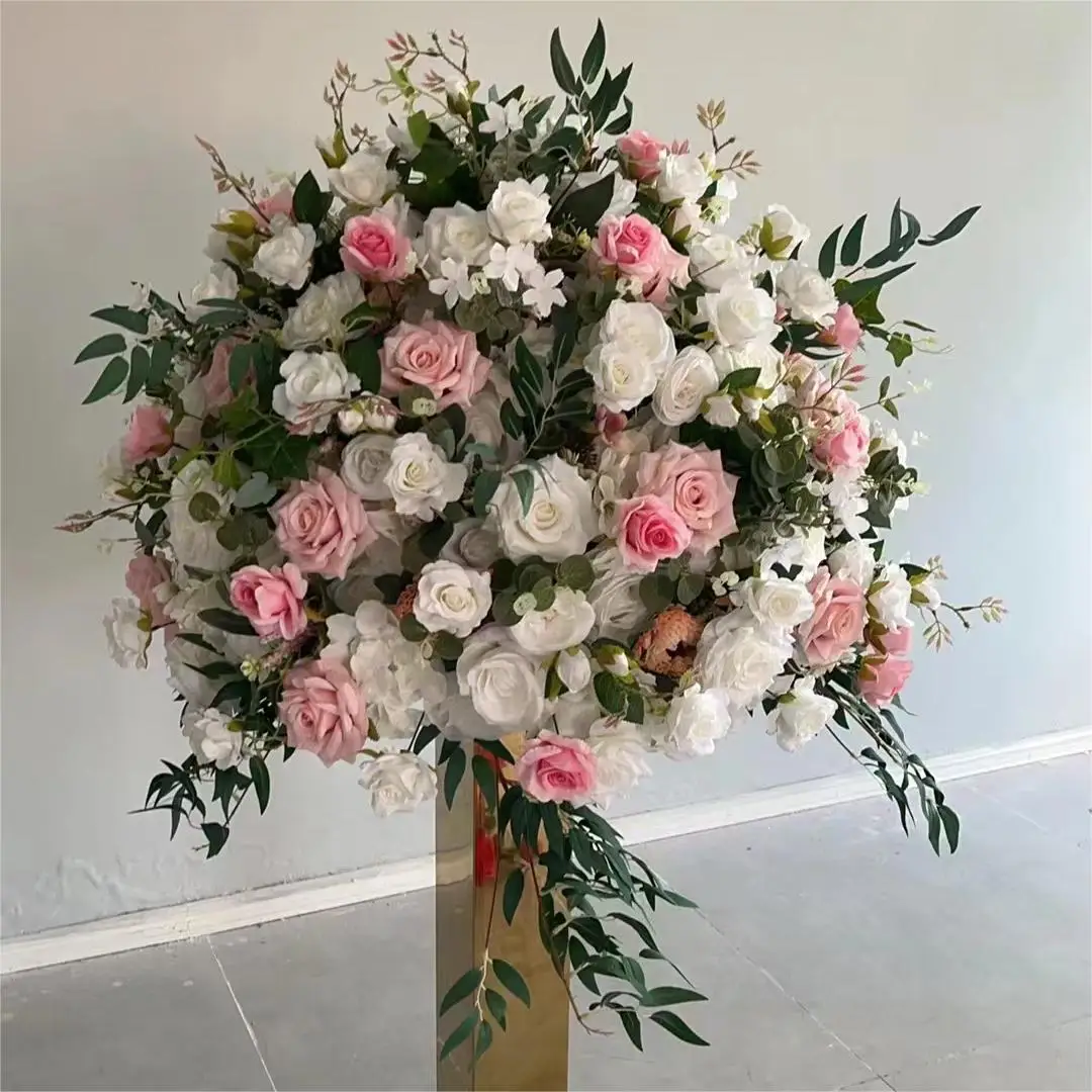 Centerpieces Artificial Luxury Grand Faux Wedding Decoration Flower Ball Centerpiece Decor