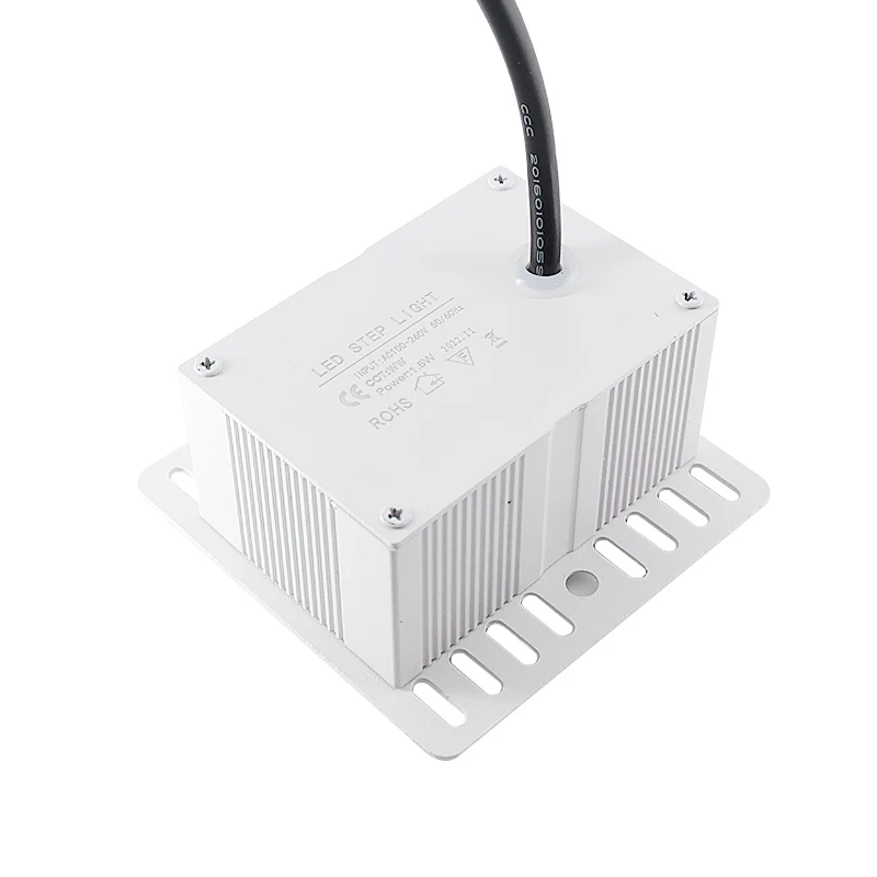 GONSU indoor step lights motion sensor hotel hallway bedroom staircase lighting trimless square led wall stair light