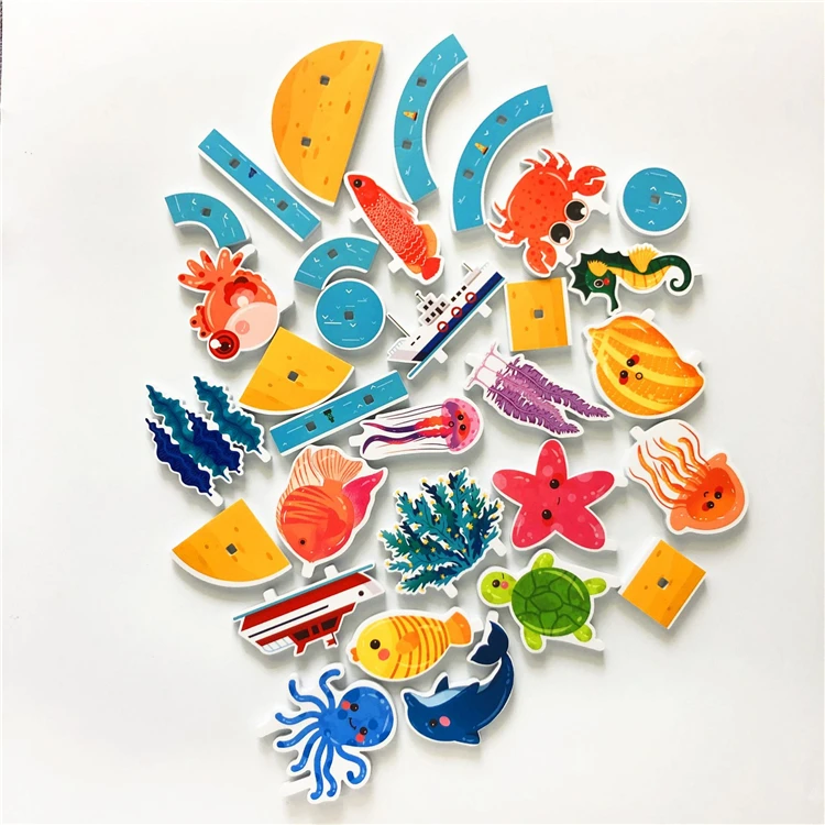 
Factory customization eva foam educational toys puzzlebaby bathroom toys in bath 