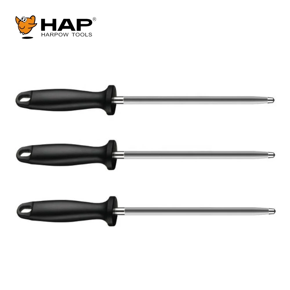 Hot selling 8inch 10inch 12inch kitchen knife sharpening rod sharpening steel