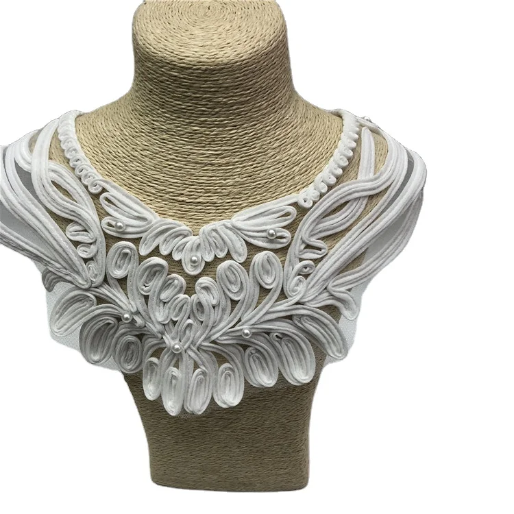 Factory Direct DIY chiffon collar trimming trim collars