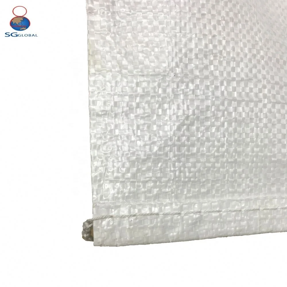 GRS Manufacturer Polypropylene Packing Agriculture Grain 25kg 50kg 100kg PP Woven Rice Bags