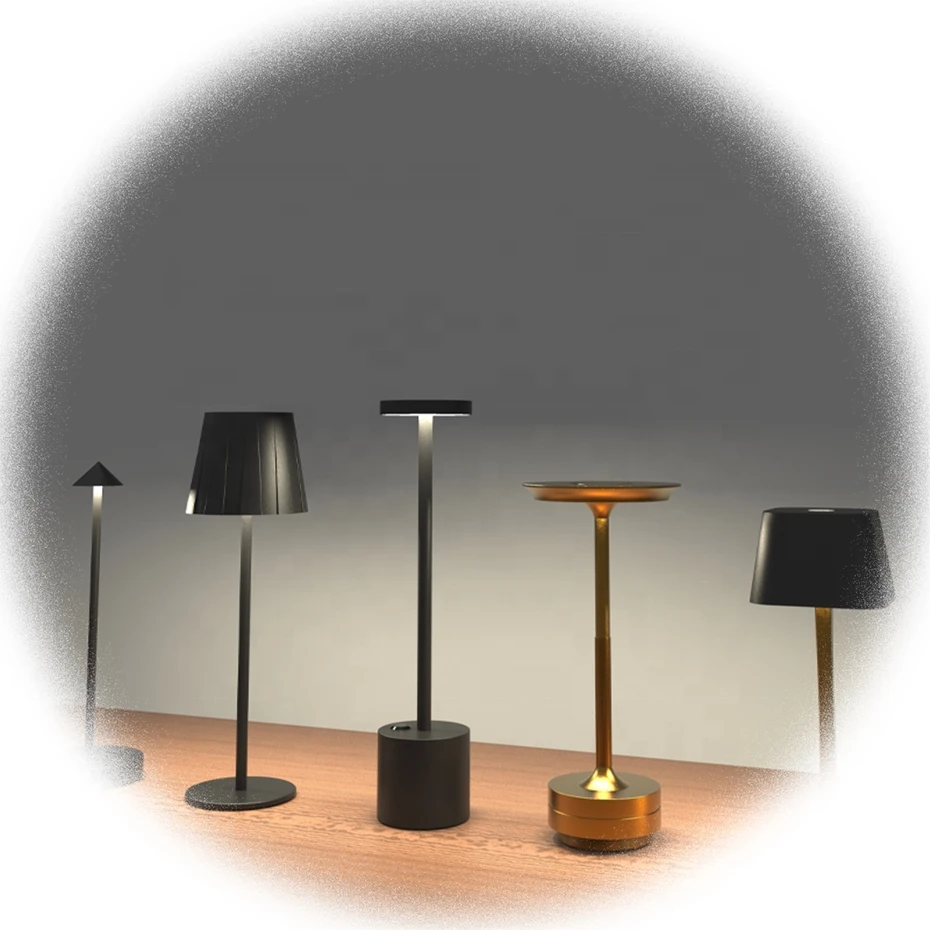 Modern Table Lamps Battery Bedroom Metal Minimalist Mini Aluminum / NEW Creative LED Touch Rechargeable Portable Cordless Luxury