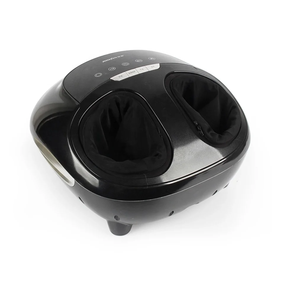 Zipper Design Detachable Electric Air Compression Promote Blood Circulation Machine Foot Massager Factory Sales Black Yi Foot