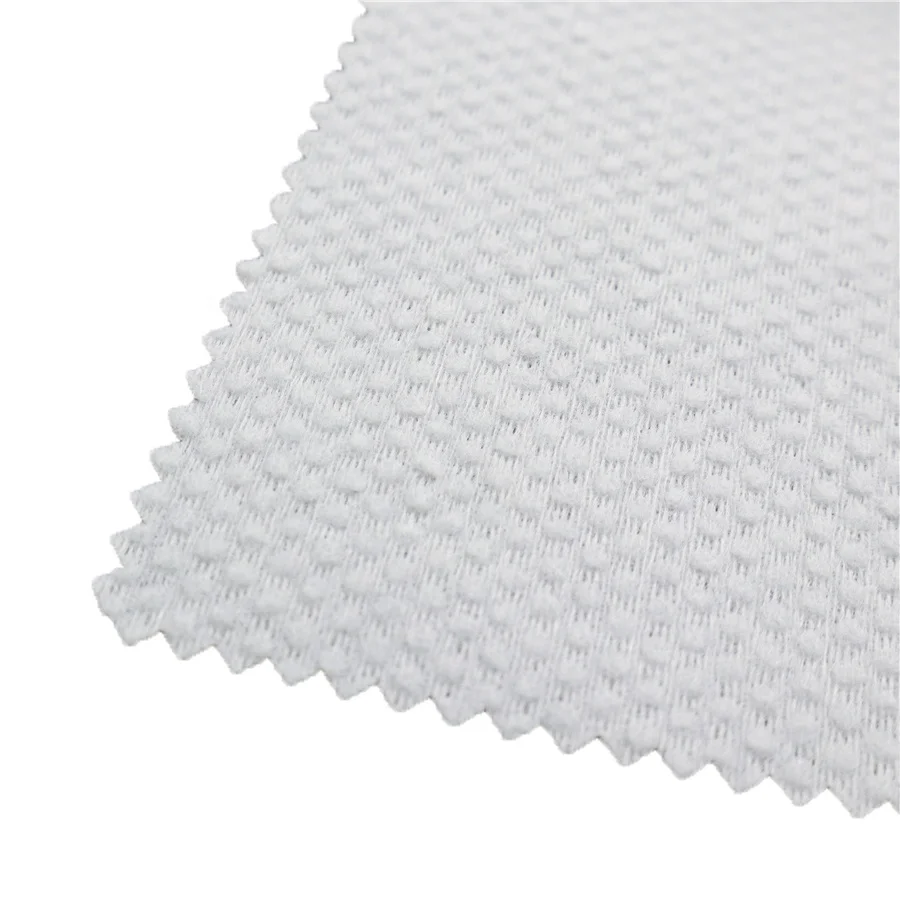 Банный халат прекрасно впитывает воду печатных влажные салфетки нетканый рулон ткани-3D тиснением гидросплетенная ткань для полотенец