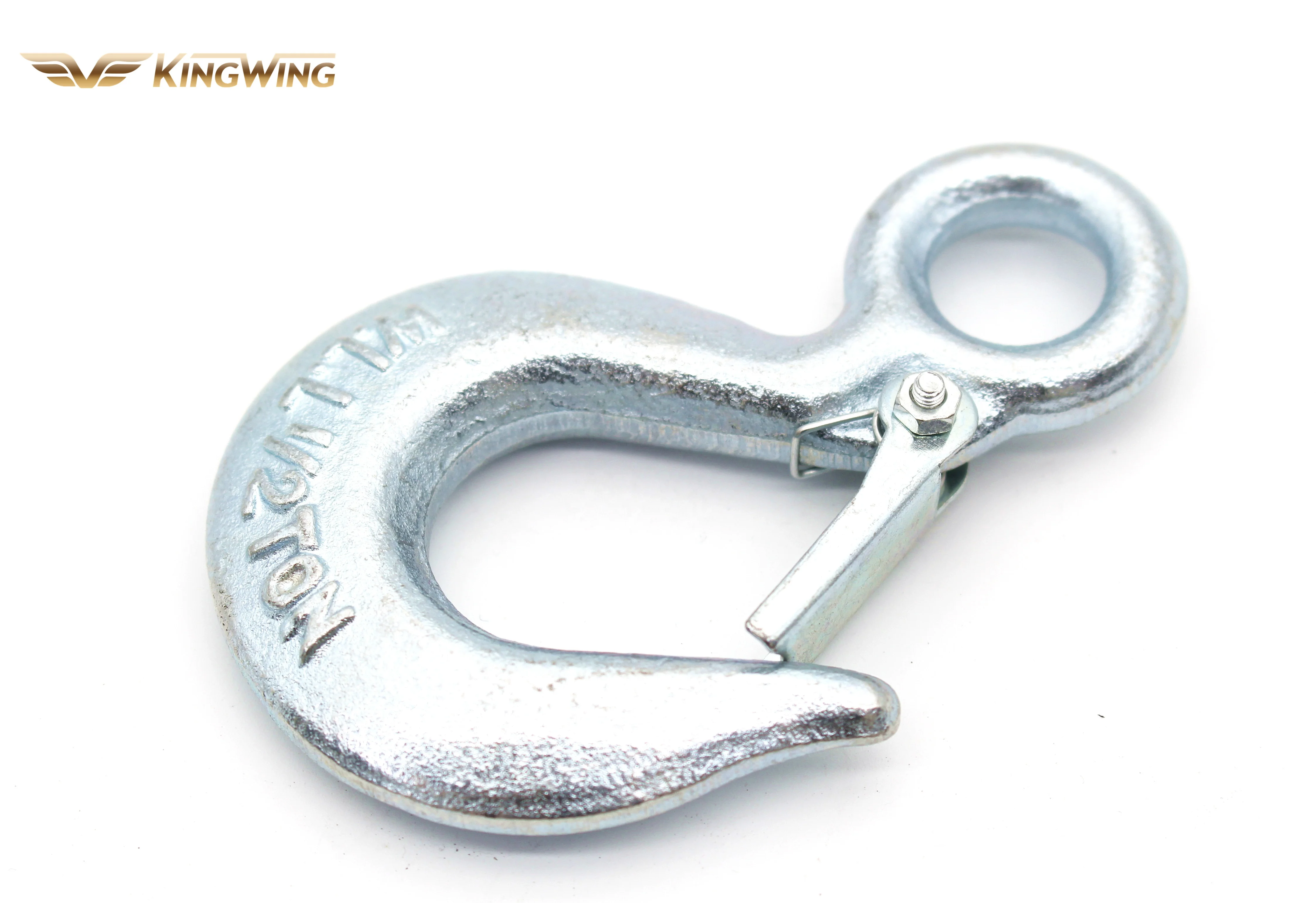 High strength Alloy Steel Carbon steel 320A 320C Painted Gavlvanized Drop Forged Lifting Eye Hooks with Safety catch