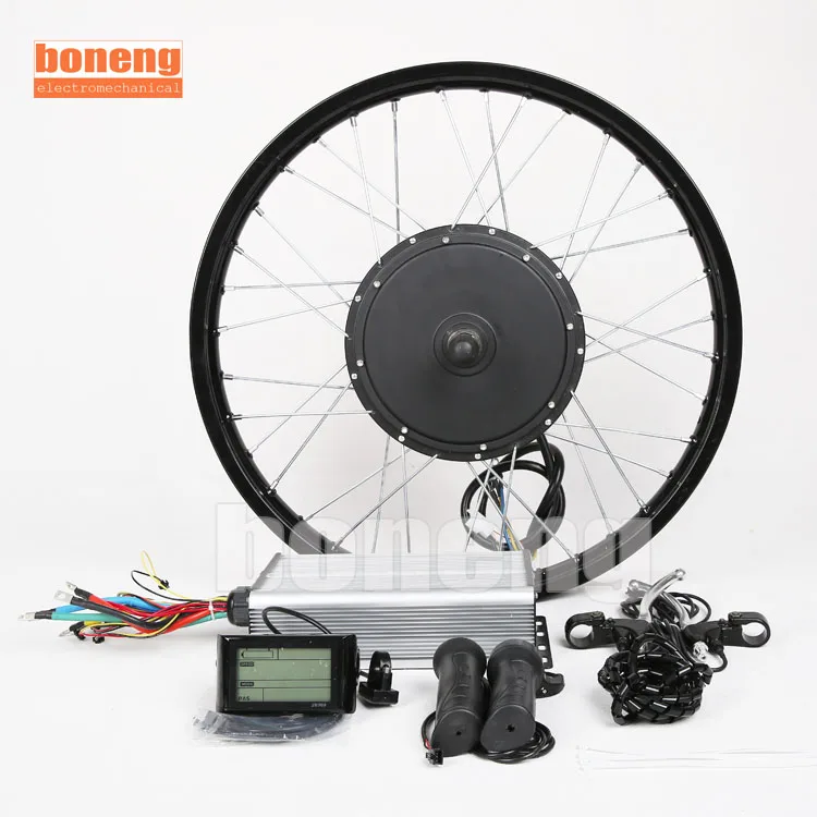 12 Inch Rear 1000w 60v Brushless Hub Motor Electric Bicycle