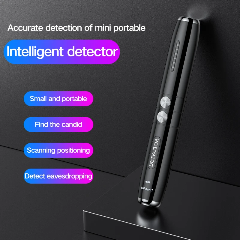 Whole Sale T8 Mini Anti Camera Detector Hidden Cam Pen Audio GSM Anti Wiretapping Scanner Bug Wireless Signal Detector