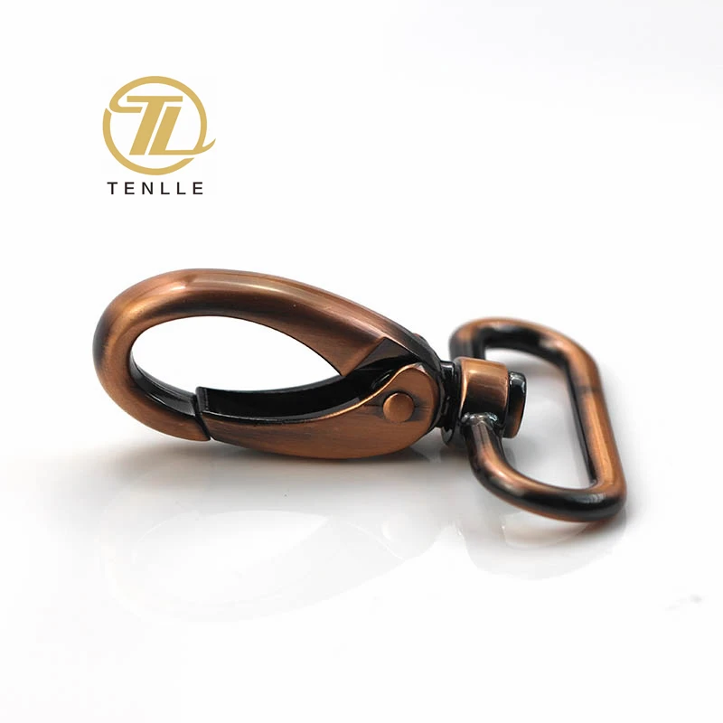 Snap Hook Luggage Bag Buckle Lobster Clasps Red Bronze Dog Buckle Snap Hook For DIY Sewing Handmade Handbag