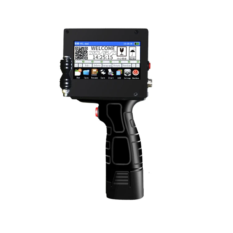 2023 News Handheld Inkjet Printer Expiry Date Printer for Dates Code 25.4mm Inkjet printers