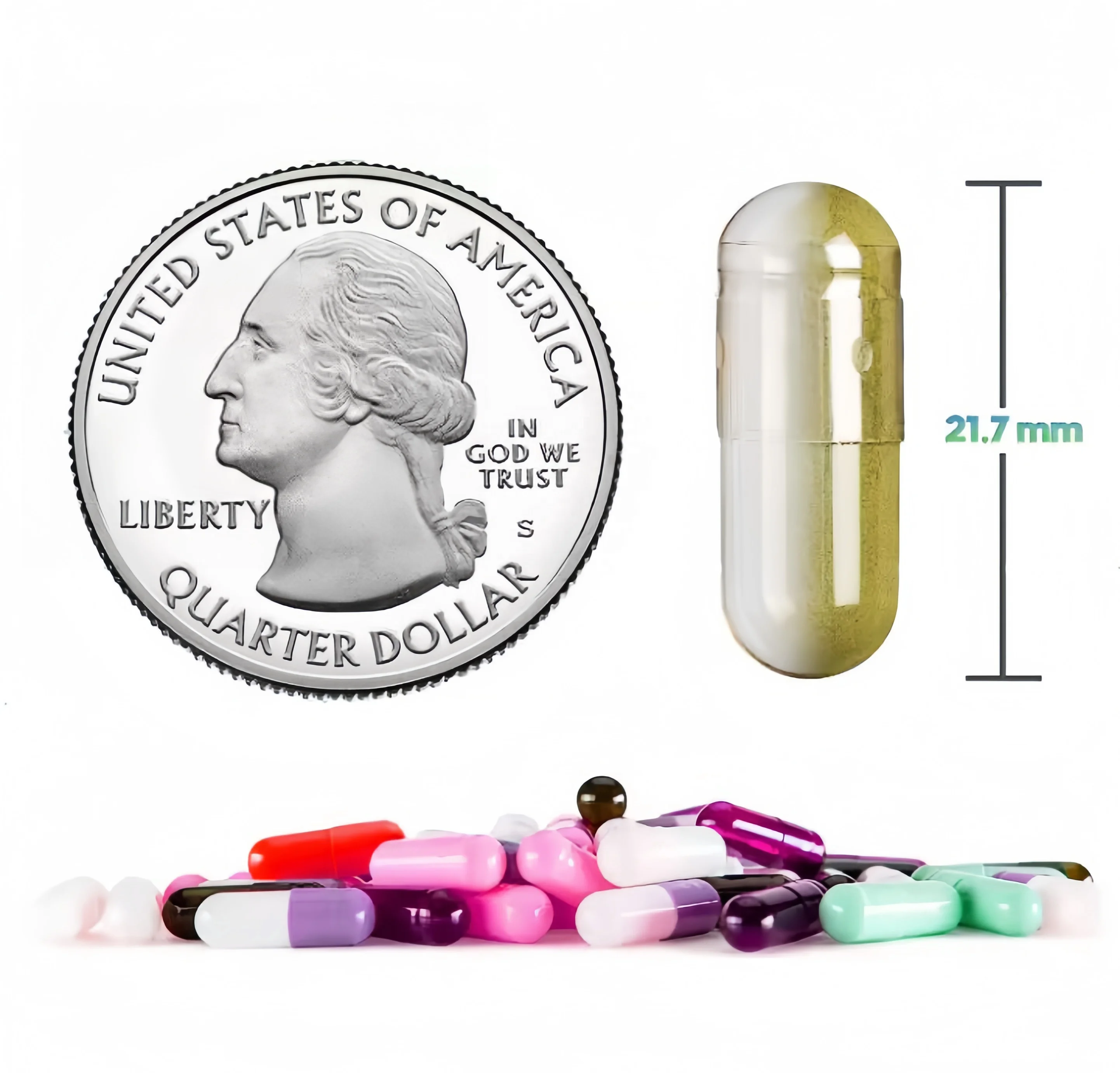 Factory Capsules Size 1 Vegetable Capsule Pharma Pharmaceutical Packaging Empty Pill HPMC Capsules