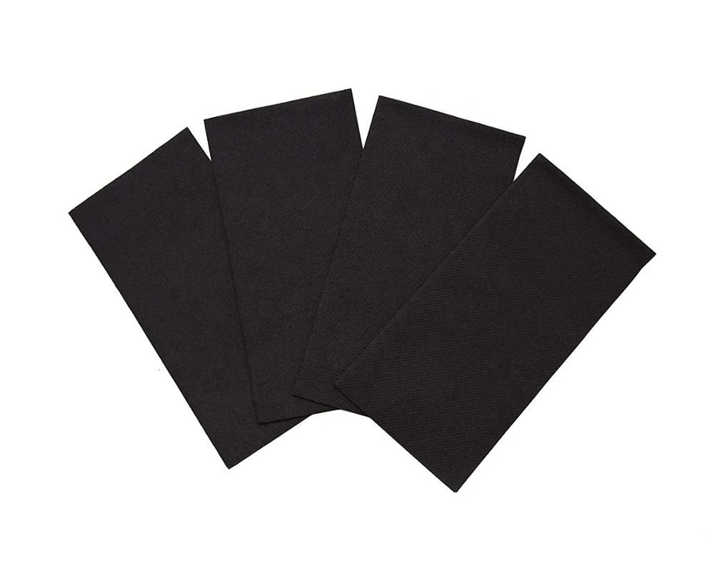 Cloth Like Paper Disposable Cutlery Pocket Sleeve Napkins Air laid Table