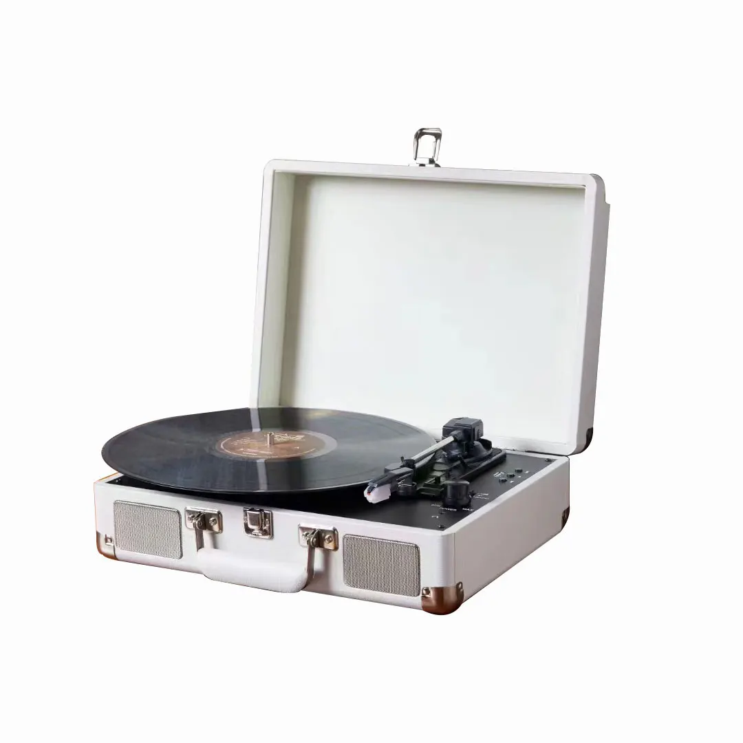 Didatime vinyl record player Phonograph BT retro record player 12V20W high quality sound loudspeaker machine gift