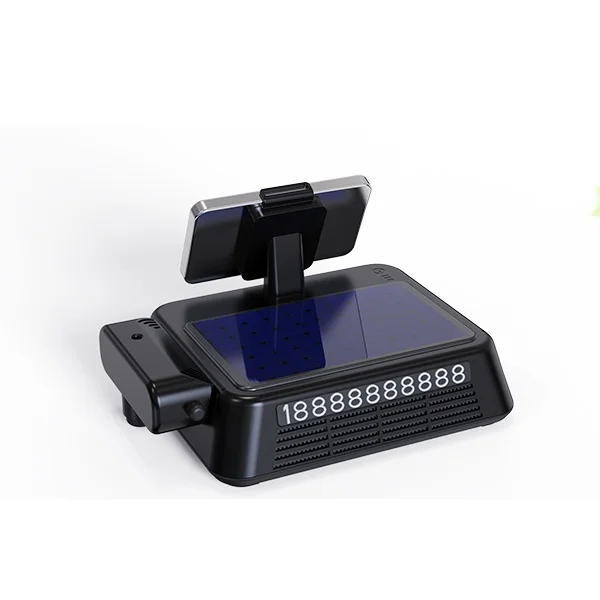ESP Car Air Cleaner with Solar wireless charging Aromatherapy Car Air Purifier