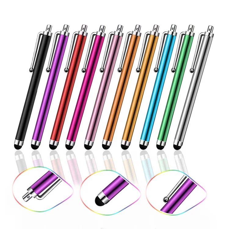 Factory direct classic with hook touch screen pen mobile phone handwritten capacitive pen stylus foreign trade 9.0 touch pen