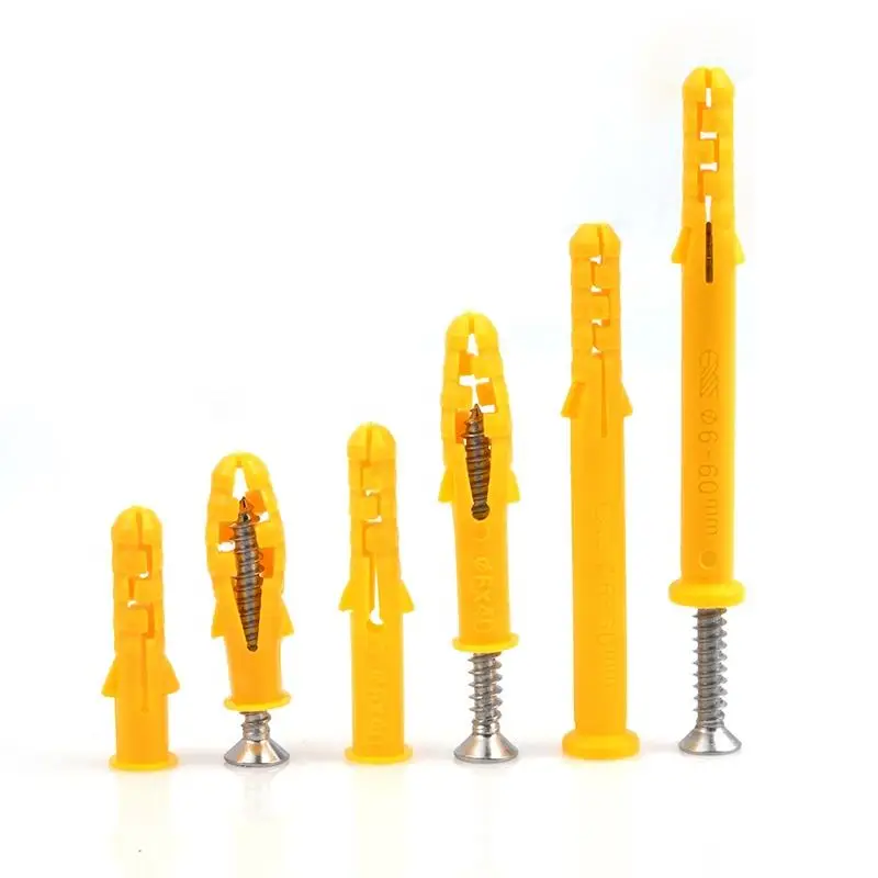Small yellow croaker expansion tube plastic expansion bolt Factory sell wholesales price Excellent Quality made in China