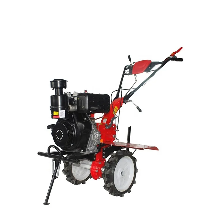 9HP Diesel Engine Earthquake Cultivator Automatic Mini Power Tiller