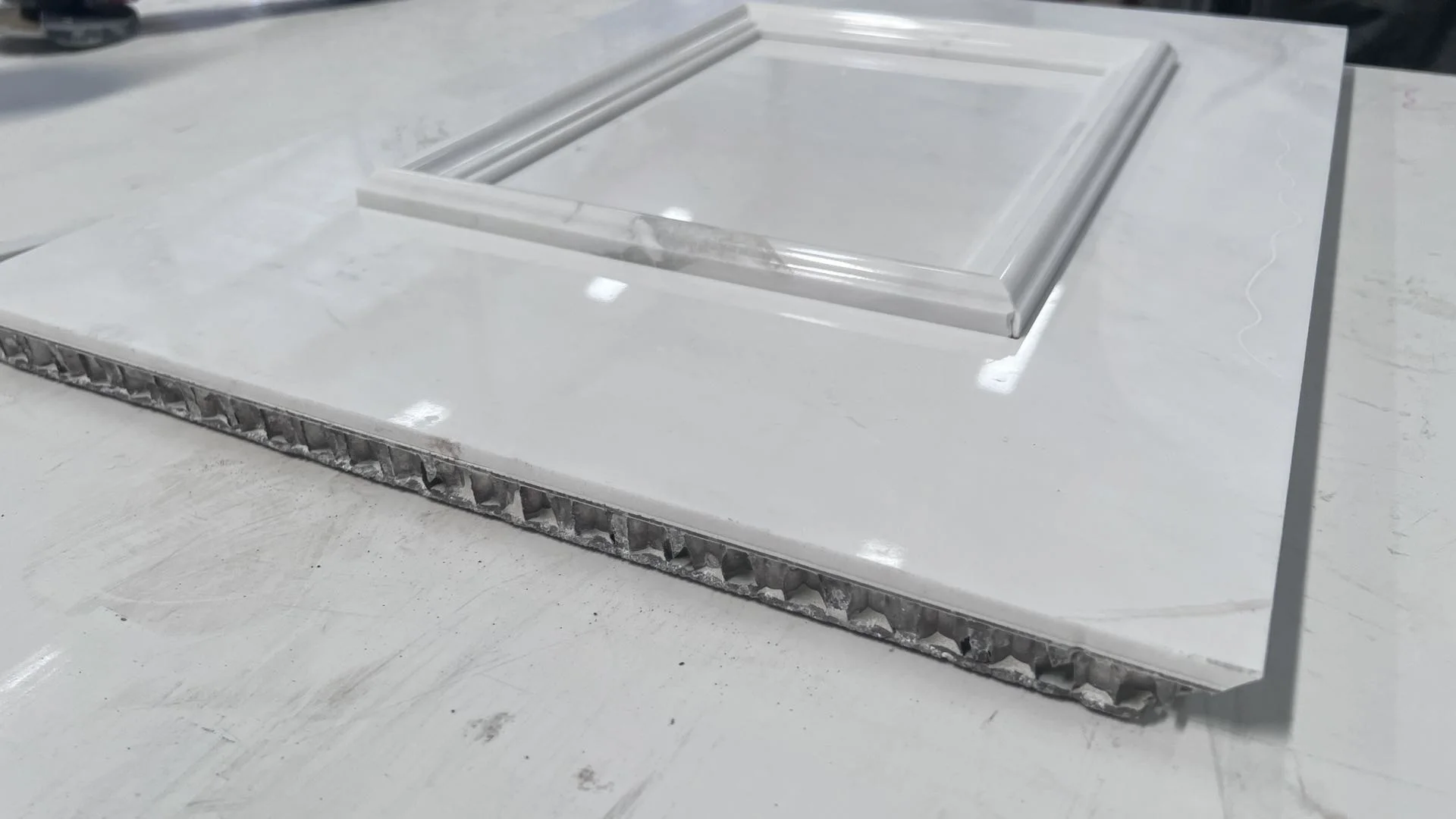 Cut-To-Size Hotel Decoration Material Marble aluminum composite stone