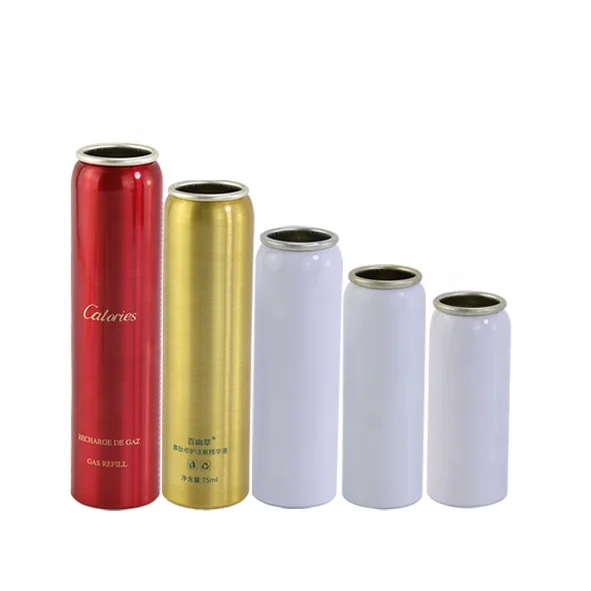 Wholesale high quality aerosol can lids  aluminum custom aerosol cans with filling