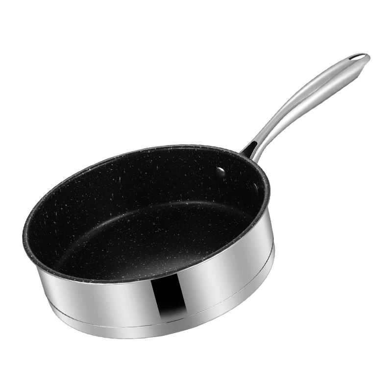 Wholesale High Quality Capsule Bottom Cooking Pot Kitchen Ware Stainless Steel Cookware Sets with Nonstick Fry Pan