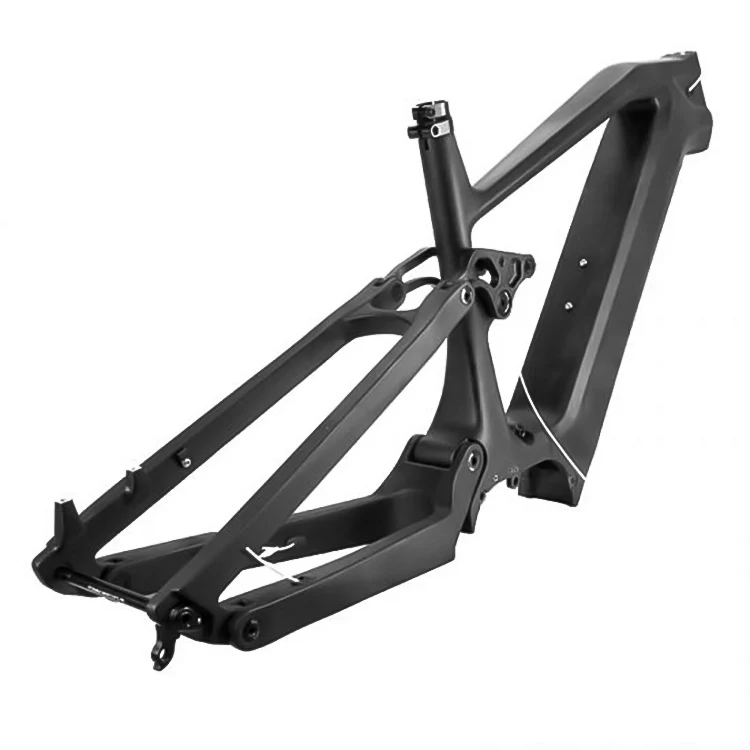 Bafang Ultra Mid Drive 1000W Carbon Fiber Full Suspension E Bike Electric Bicycle Frame With Motor Set