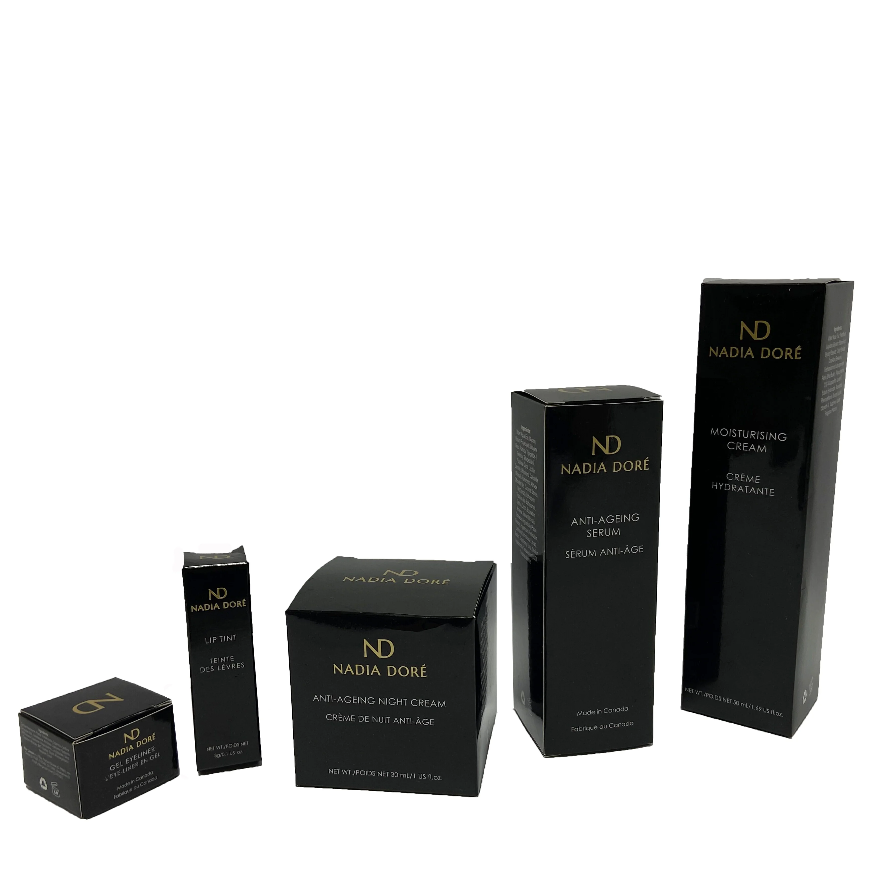 Free Sample Cardboard Custom Cosmetic Lip Gloss Flip Top Packaging Box Gift Box Skincare Makeup Sets Cosmetic Box Packaging